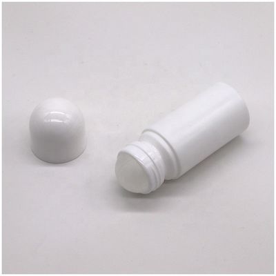 50ml/50cc HDPE 흰색 플라스틱 롤 상 병 다른 화장품 필수품에 대한 둥근 모양