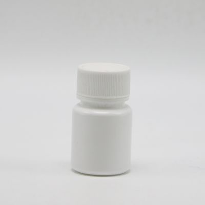 HDPE 원형 20mL 흰색 플라스틱 빈 병 화학 분말 샘플 액체 저장