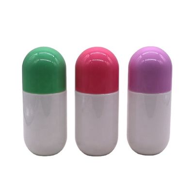 250ML/8OZ PET 밝은 캡슐 모양 식품용 플라스틱 병