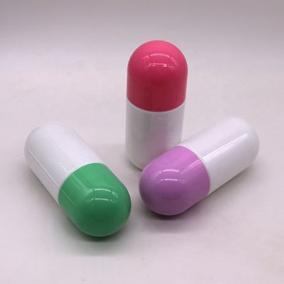 250ML/8OZ PET 밝은 캡슐 모양 식품용 플라스틱 병