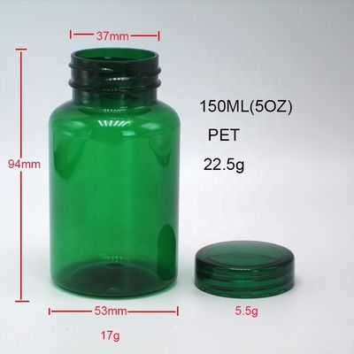 250mL 빈 흰색 PET 플라스틱 구강 세척 병 장 목 및 고객의 로고