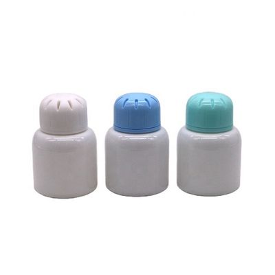 3OZ/90ml PET 흰색 플라스틱 향수 병 스크루 캡 및 열 밀폐 고체 향수 병