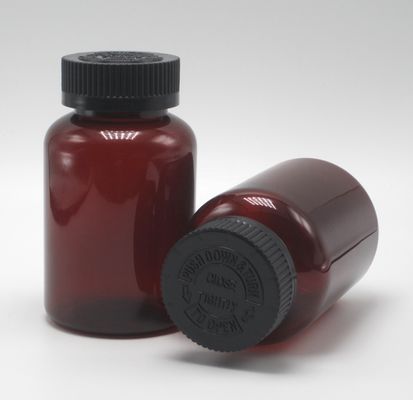 250mL 빈 흰색 PET 플라스틱 구강 세척 병 장 목 및 고객의 로고