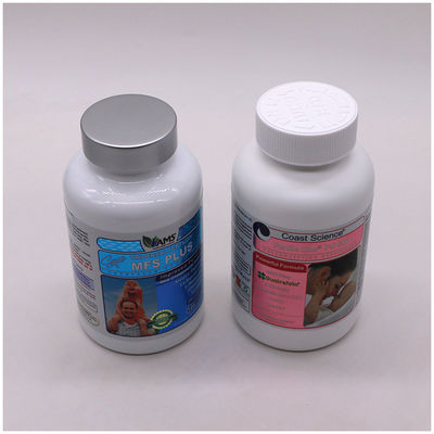 플라스틱 나사 모자 400ml/cc PET/PET 세리얼 의약품 등급 플라스틱 병 약품 보관용