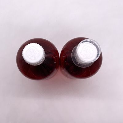 500cc PET 플라스틱 실린더 병 액체 보충 약 500mL/16.9oz 둥근 모양