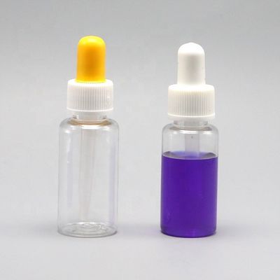 15ml 둥근 모양의 PET 플라스틱 방울병, 튜브 의약품 등급 맞춤형 방울병 캡