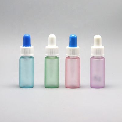 15ml 둥근 모양의 PET 플라스틱 방울병, 튜브 의약품 등급 맞춤형 방울병 캡