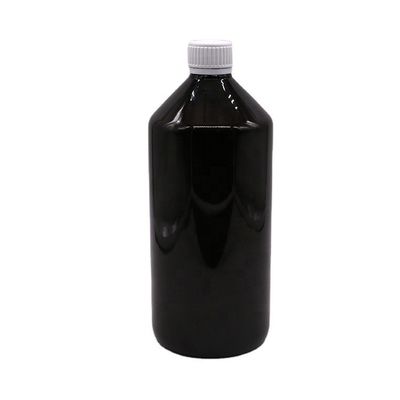 액체 의약품 1000ml 다크 브라운 투명 PET 플라스틱 병