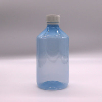 액체 의약품 1000ml 다크 브라운 투명 PET 플라스틱 병