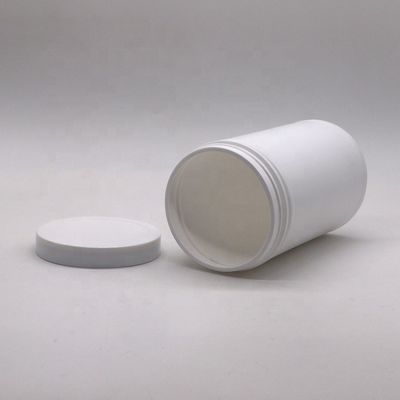 600mL 20oz PET 빈 HDPE 직선 둥근 플라스틱 분말 약품 용기 나사 캡