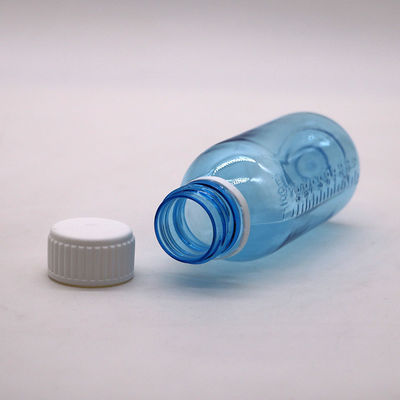 100ml 둥근 메이플 기침 시럽 액체 병 스크루 캡과 열 밀폐 무료 샘플