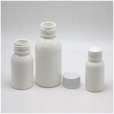30mL / 50mL / 100mL PP 백색 액체 약병 병