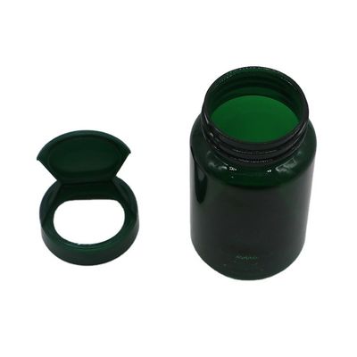 150ML PET 캡슐 알약 태블릿 누출 방지 병과 플립 톱 캡 사용자 정의 및 분해