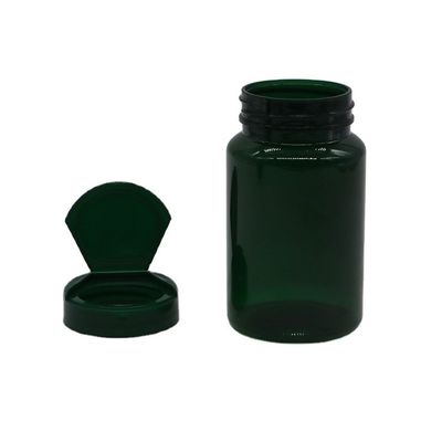 150ML PET 캡슐 알약 태블릿 누출 방지 병과 플립 톱 캡 사용자 정의 및 분해