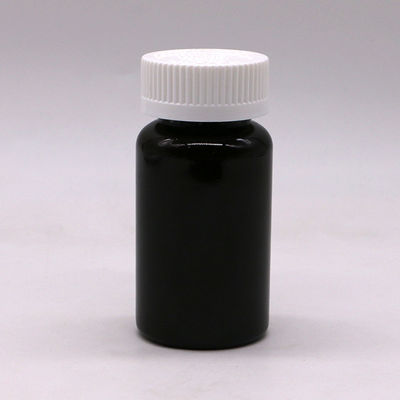2OZ/60ml/CC 스크루 캡처가 있는 푸른 플라스틱 캡슐 병 PET 물질 32mm 목 크기