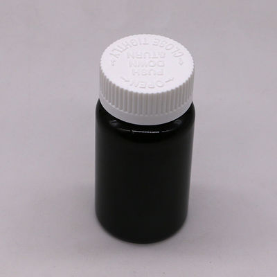 2OZ/60ml/CC 스크루 캡처가 있는 푸른 플라스틱 캡슐 병 PET 물질 32mm 목 크기