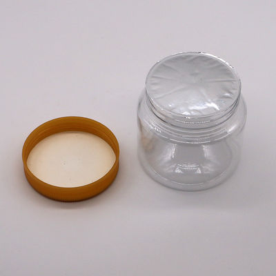 식품 저장장 5oz 150cc PET PP 스크루 캡 밀폐 유형과 함께 플라스틱 메이슨 잔