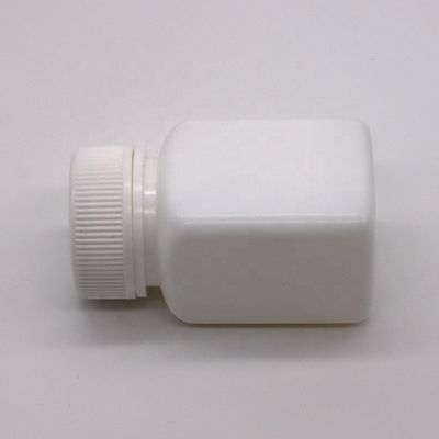 작은 용량 50cc HDPE 비생성 정사각형 플라스틱 병