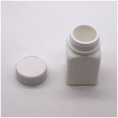 작은 용량 50cc HDPE 비생성 정사각형 플라스틱 병