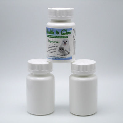 4OZ 120ML HDPE 흰색 검은색 빈 플라스틱 약 병 알약 비타민 캡슐 제조