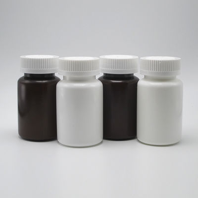 4OZ 120ML HDPE 흰색 검은색 빈 플라스틱 약 병 알약 비타민 캡슐 제조