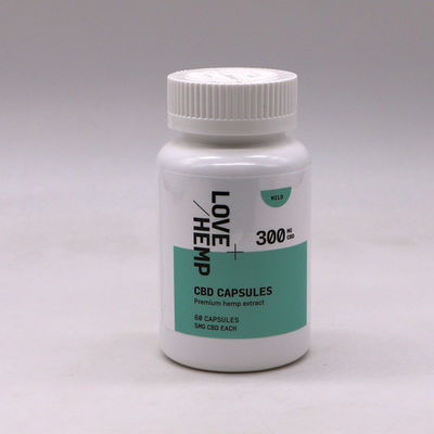 4OZ 120ML HDPE 흰색 검은색 빈 플라스틱 약 병 알약 비타민 캡슐 제조