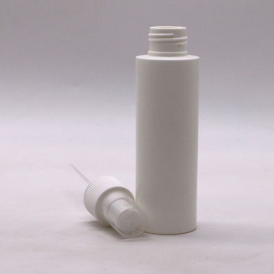 대량 알코올 스프레이용 HDPE 평면 어깨 스프링클러 병 100ml