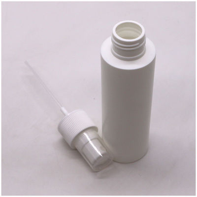대량 알코올 스프레이용 HDPE 평면 어깨 스프링클러 병 100ml