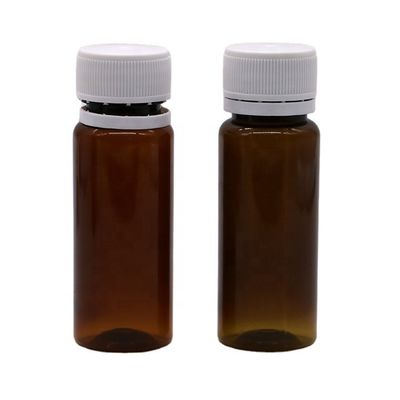 다른 의약품 50ML PET 기침 시럽 병 색상 및 안전 캡을 사용자 정의 할 수 있습니다