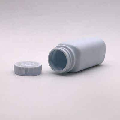 120cc HDPE 사각형 약품 등급 플라스틱 알약 캡슐 태블릿 약물용 재충전 병