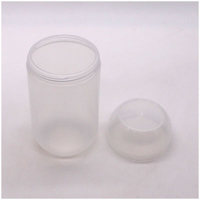 맞춤형 500ML PP 캡슐 모양 플라스틱 식품 저장 용기 나사 캡과 함께