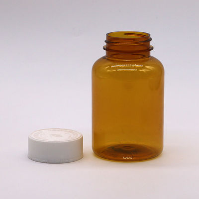 캡슐 알약 6OZ/180ML를 위한 CRC 스크루 캡슐과 함께 180ML PET 앰버 플라스틱 병