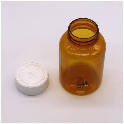 캡슐 알약 6OZ/180ML를 위한 CRC 스크루 캡슐과 함께 180ML PET 앰버 플라스틱 병