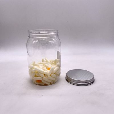 500ml PET 견과류 커널 알루미늄 뚜?? 이 있는 과자 병