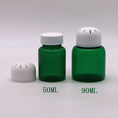 90ml/3OZ 평면 PET 플라스틱 알약 캡슐 태블릿 고체 향신료 포장 무료 샘플