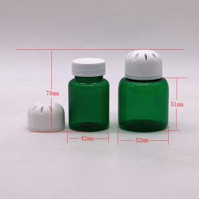 90ml/3OZ 평면 PET 플라스틱 알약 캡슐 태블릿 고체 향신료 포장 무료 샘플