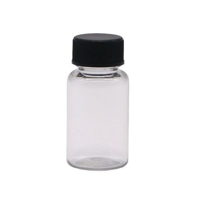 약품 보충제 캡슐 보관용 10mL 둥근 모양 PET 플라스틱 병