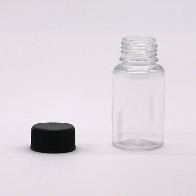 약품 보충제 캡슐 보관용 10mL 둥근 모양 PET 플라스틱 병