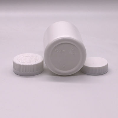 고체 태블릿 및 캡슐 저장용 둥근 모양의 보충제 병 200mL 용량