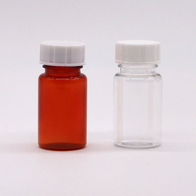 목걸이 소재 PET 15mL 둥근 모양의 플라스틱 병