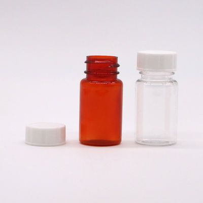 목걸이 소재 PET 15mL 둥근 모양의 플라스틱 병