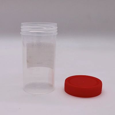 실험실 용품의 샘플 병용 50ml/60ml PP 플라스틱 대변 수집 컵