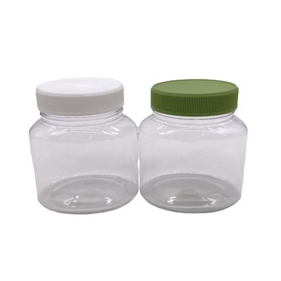 기본 재료 PET 250ml 식품용 색상 맞춤형 플라스틱 병 커피 애완 동물 식품
