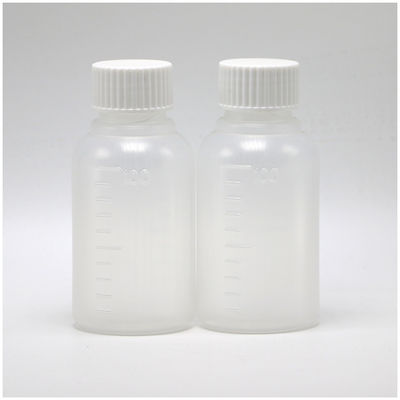 100ml PET 앰버/ 블루 메이플 기침 시럽 CRC 캡과 열 밀폐가 있는 구강 액체 병