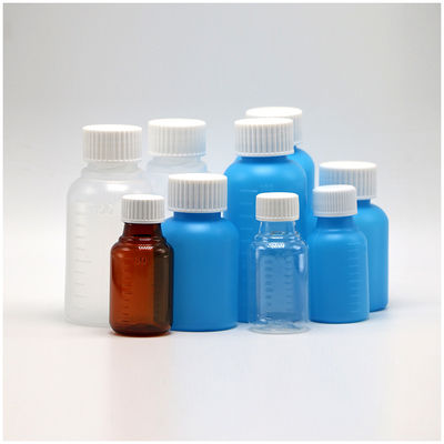 100ml PET 앰버/ 블루 메이플 기침 시럽 CRC 캡과 열 밀폐가 있는 구강 액체 병