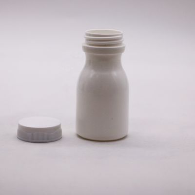 스크루 CAP 밀폐형 60mL 볼링 모양 HDPE 플라스틱 병 보충 저장