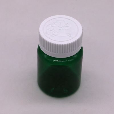 50cc 32mm 목 PET 플라스틱 알약 병 캡슐 병 어린이 저항 캡치 PET 기본 재료