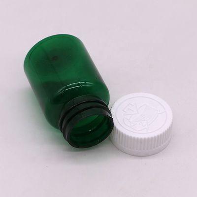 50cc 32mm 목 PET 플라스틱 알약 병 캡슐 병 어린이 저항 캡치 PET 기본 재료