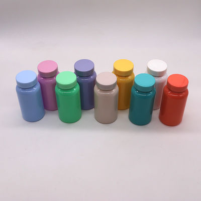 맞춤 색상 150mL/5oz PET 병 태블릿/캡슐/포드러/약과 엠보스 된 캡