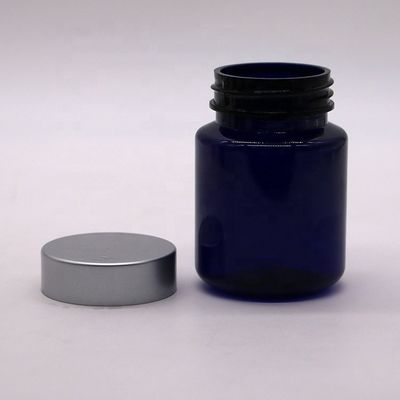 120mL PET 알약 병 아래로 누르고 회전 안전 캡 약국 병 컨테이너